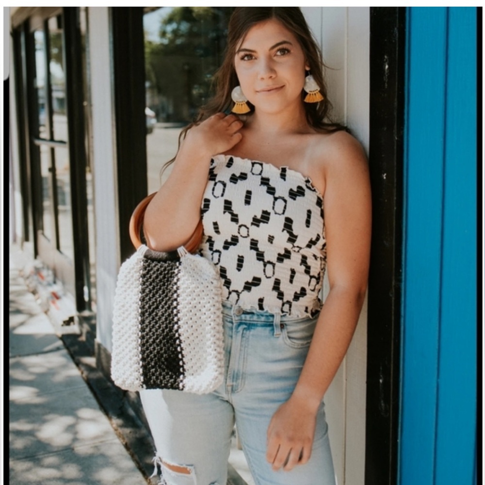 H&M Smocked Tube Top
